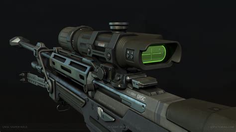 ArtStation - Halo Sniper Rifle