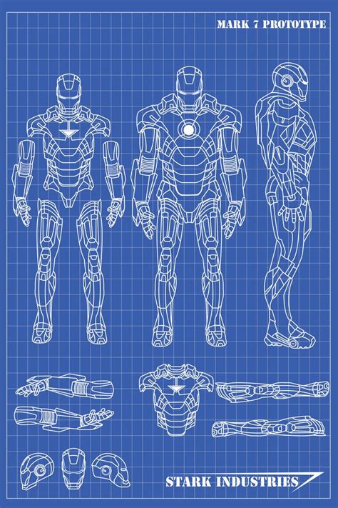 Iron Man Blueprints by nickgonzales7 on deviantART | Iron man suit ...