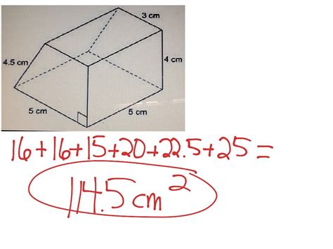 How To Find The Area Of A Trapezoidal Prism : To find the sa of any ...