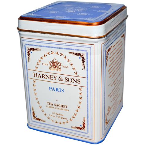 Harney & Sons, Classic Collection, Paris Tea, 20 Sachets, 1.4 oz (40 g ...