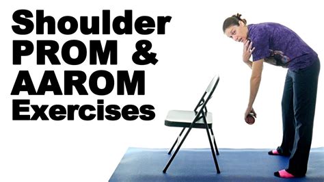 Active Assisted Rom Exercises For Shoulder - Exercise Poster