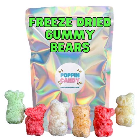 Freeze Dried Gummy Bears | Poppin Candy