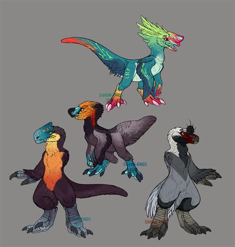 Cute Raptor Adopts (1 left) by Avian-king on DeviantArt | Mythical ...