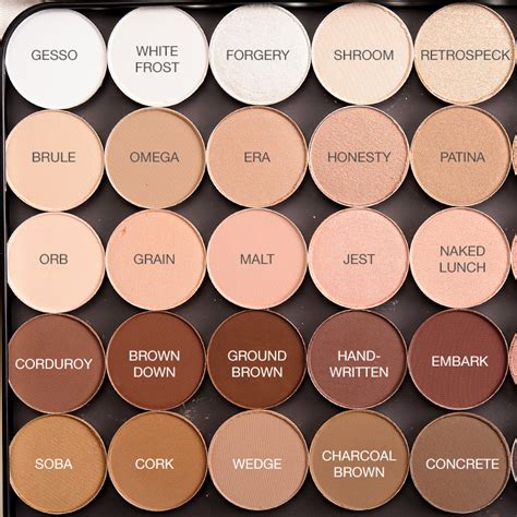 Mac Eyeshadow Palette Names