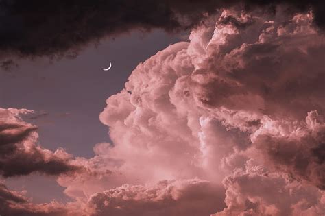 Clouds, moon, sky, HD wallpaper | Peakpx