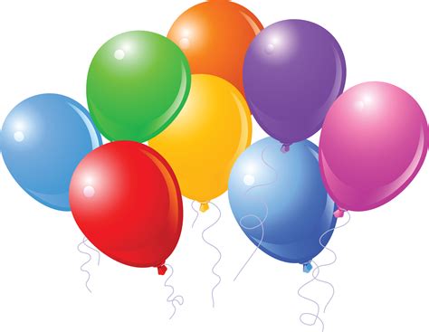 Purple birthday balloons clipart - Clipartix