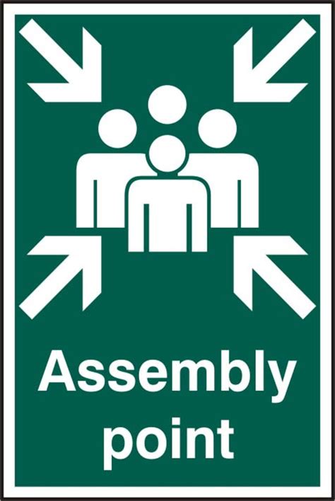 Assembly Point Self Adhesive PVC (200 x 300mm) Sign | Assembly Point ...