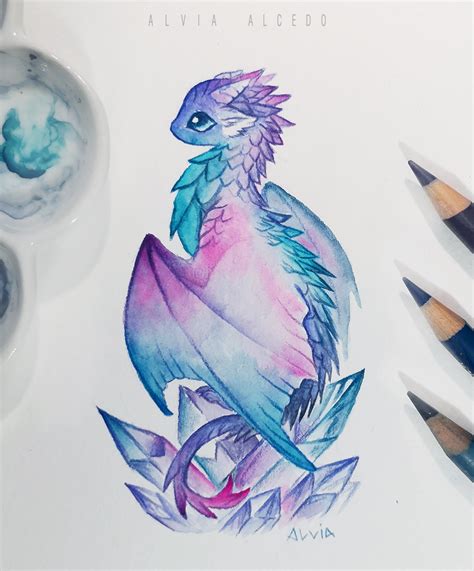 Crystal dragon by AlviaAlcedo on DeviantArt