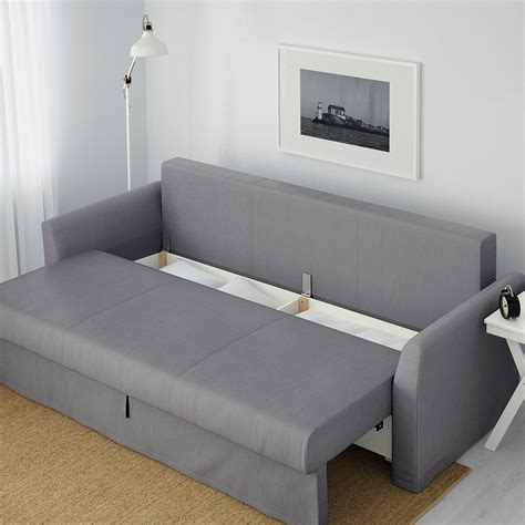 HOLMSUND Sleeper sofa, Nordvalla medium gray - IKEA