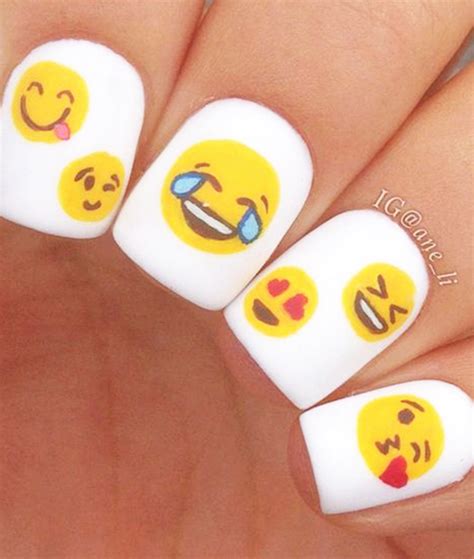 12 Emoji Nail Art Ideas - Motivational Trends