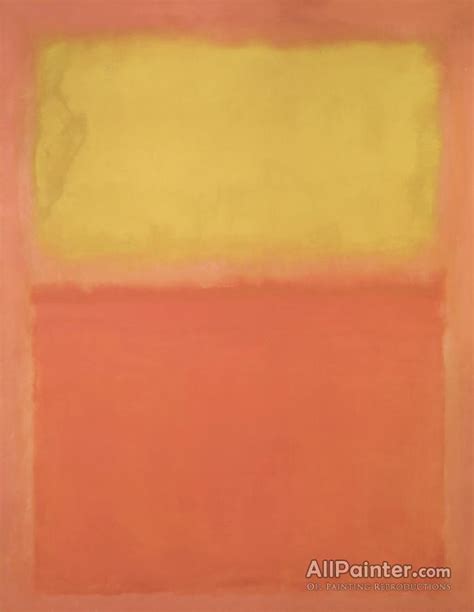 Mark Rothko Orange And Yellow, 1956 Oil Painting Reproductions for sale ...