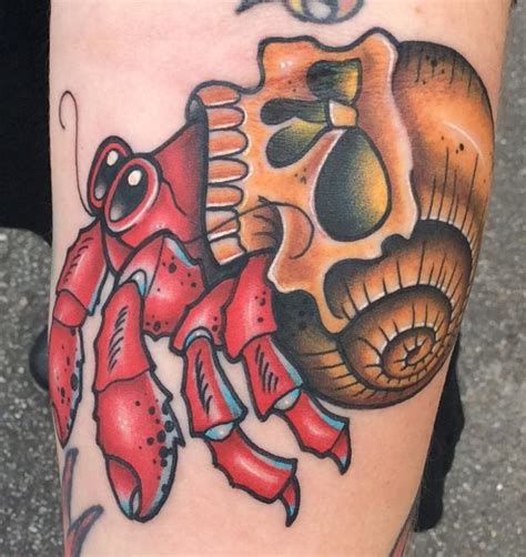 Hermit Crab with Skull Shell by Skyler Del Drago: TattooNOW