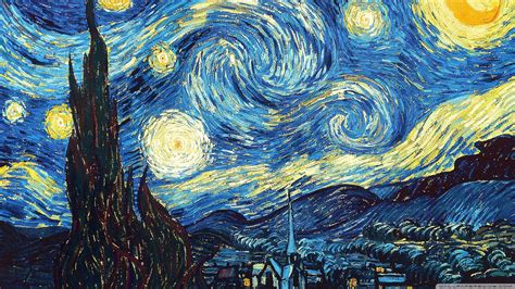 Vincent Van Gogh Starry Night Computer Wallpapers - Top Free Vincent ...