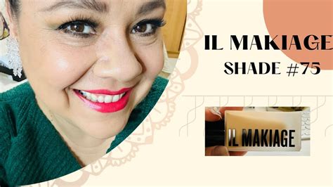 GRWM| IL MAKIAGE FOUNDATION| SHADE 75 - YouTube