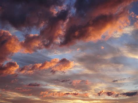 Royalty-Free photo: Scarlet skies with clouds | PickPik