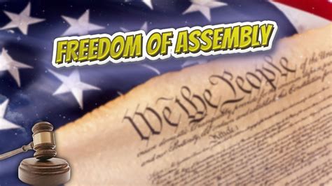 Freedom of assembly (USA Constitution)⚖️📜🍔⚾🙈👺🤡😬 - YouTube