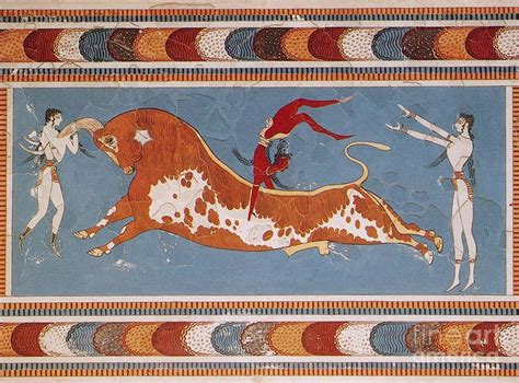 Minoan bull games | Minoan art, Minoan, Ancient art