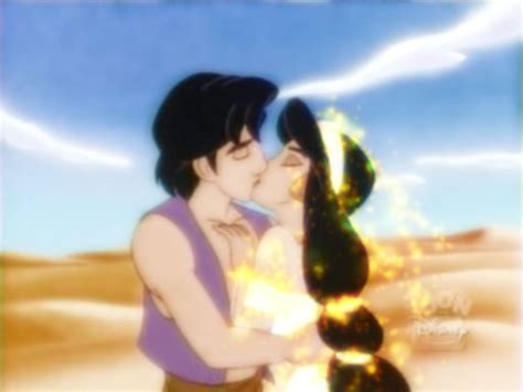 For Valentines: Favorite Aladdin and Jasmine Kiss...click for bigger ...