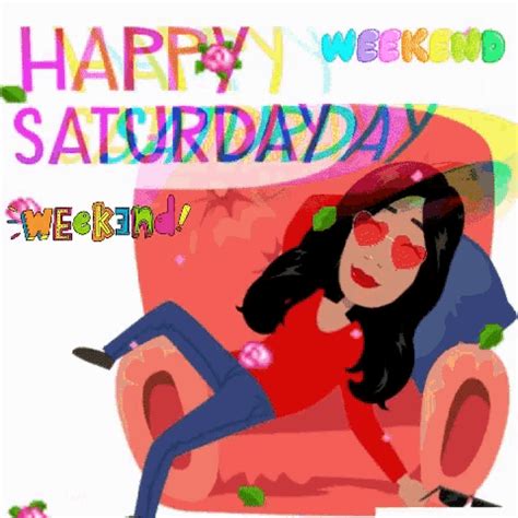 Happy Saturday Lignon GIF - HappySaturday Lignon Lou - Discover & Share ...