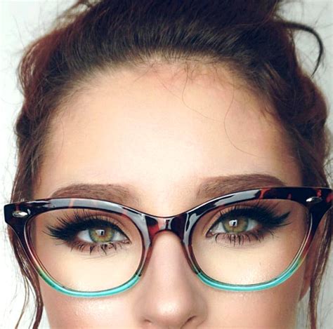 Cat Eye"Ombre" Women Eyeglasses Tortoise Two Tone Gradient Shadz GAFAS ...