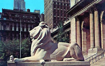 Timely Wisdom: New York Public Library Lions - "Patience" and "Fortitude"