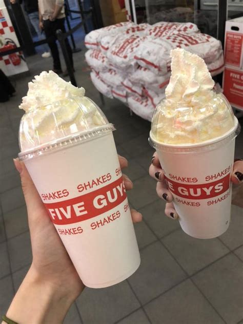 Five guys milkshake : r/Milk