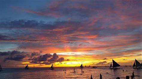 Boracay sunset Philippines : pics