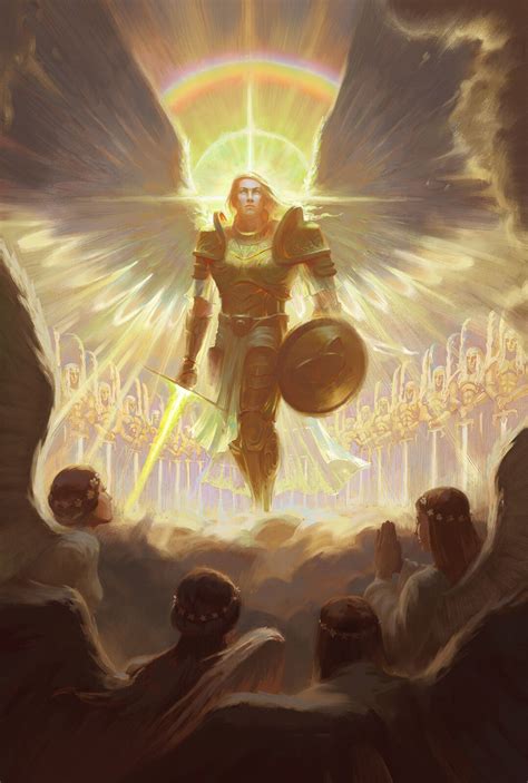 Michael, the Archangel, Harshanand Singh on ArtStation at https://www ...