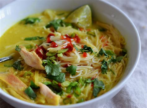 Thai-Inspired Chicken & Rice Noodle Soup - Once Upon a Chef