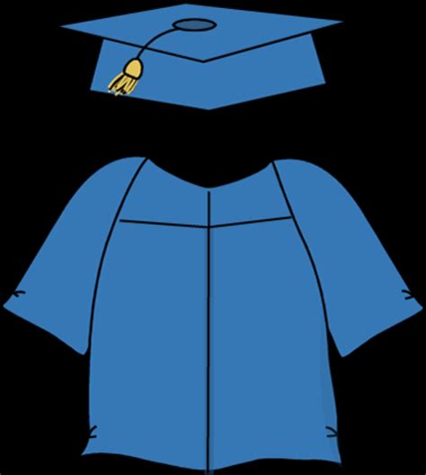 Graduation Cap And Gown Clip Art