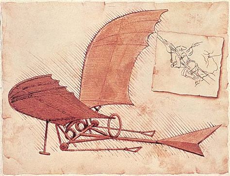 Davinci Ornithopter Sketch