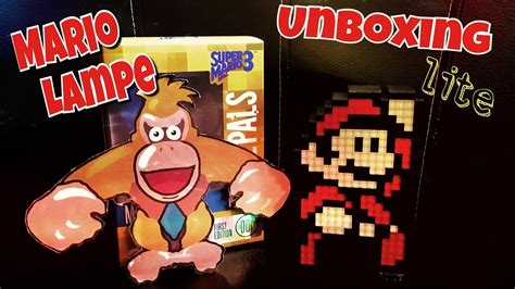 "Pixel Mario" Lampe Unboxing lite - YouTube