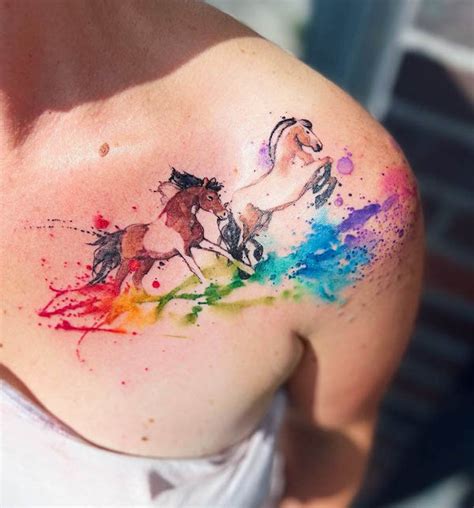 Watercolor Animal Tattoo