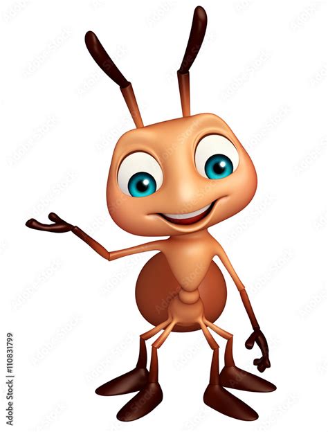 cute Ant funny cartoon character Stock Illustration | Adobe Stock