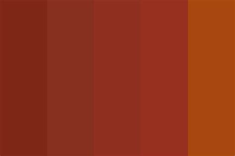 Light Autumn Rust Color Palette