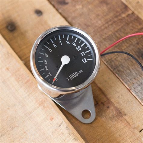 Mini Tachometer 4:1 w/Bracket 2.5" - Cognito Moto