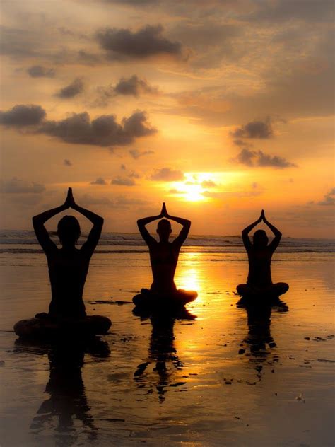 Yoga Silhouette Sunset