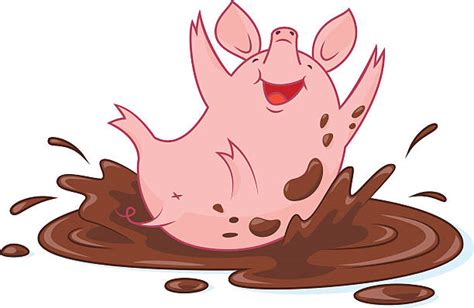 Pig In Mud Cartoon Clipart 1565056 Pinclipart | Images and Photos finder