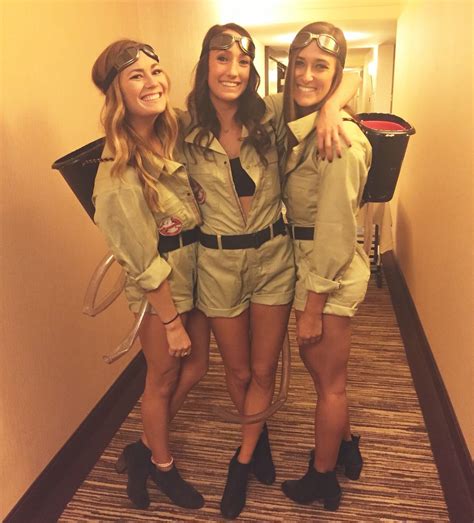 Women’s DIY Ghost busters Halloween Costume - Group Costume Ideas ...