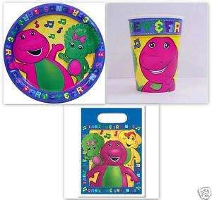 BARNEY BABY BOP Party Supplies 12 PINS Buttons FAVORS Treats Birthday