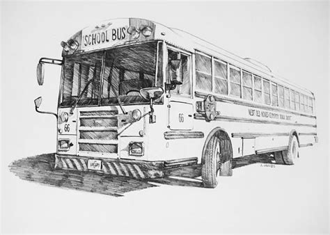 School Bus 66 by Jake Jacobs