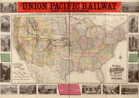 New Map of the Union Pacific Railway - The Short, Quick and Safe Line ...