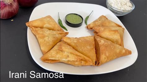 Irani Samosa | Onion Samosa |Crispy hyderabadi irani samosa |Street ...