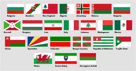 Green White Red Flag: +20 Countries With These Colors - Eggradients.com