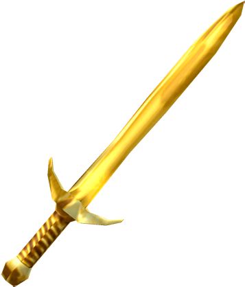 Download Golden Linked Sword - Roblox Sword Png PNG Image with No ...