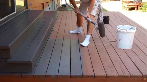 paint over stained deck - Quintin Grogan