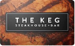 Buy The Keg Steakhouse Gift Card at Discount