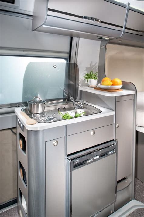 Compact camper van kitchen | camper | Pinterest | Sliding doors ...