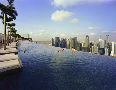 Marina Bay Sands - Sky High Infinity Pool In Singapore