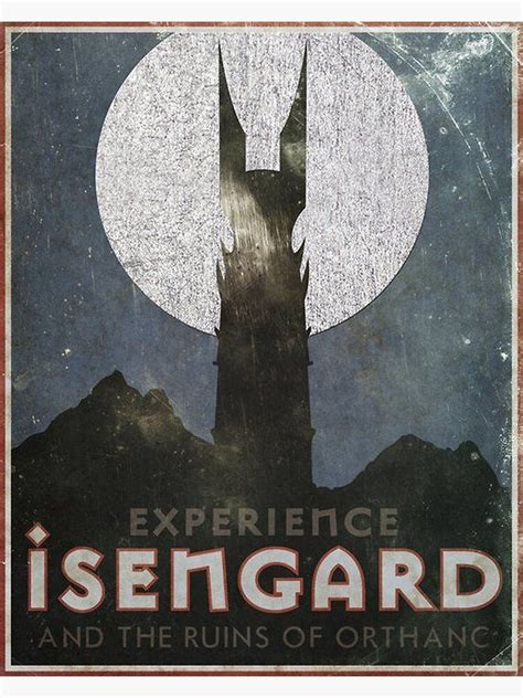 "Isengard" Poster by rondaayersjoe | Redbubble